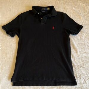Black Polo by Ralph Lauren Collard Shirt - Size S - Classic Fit
